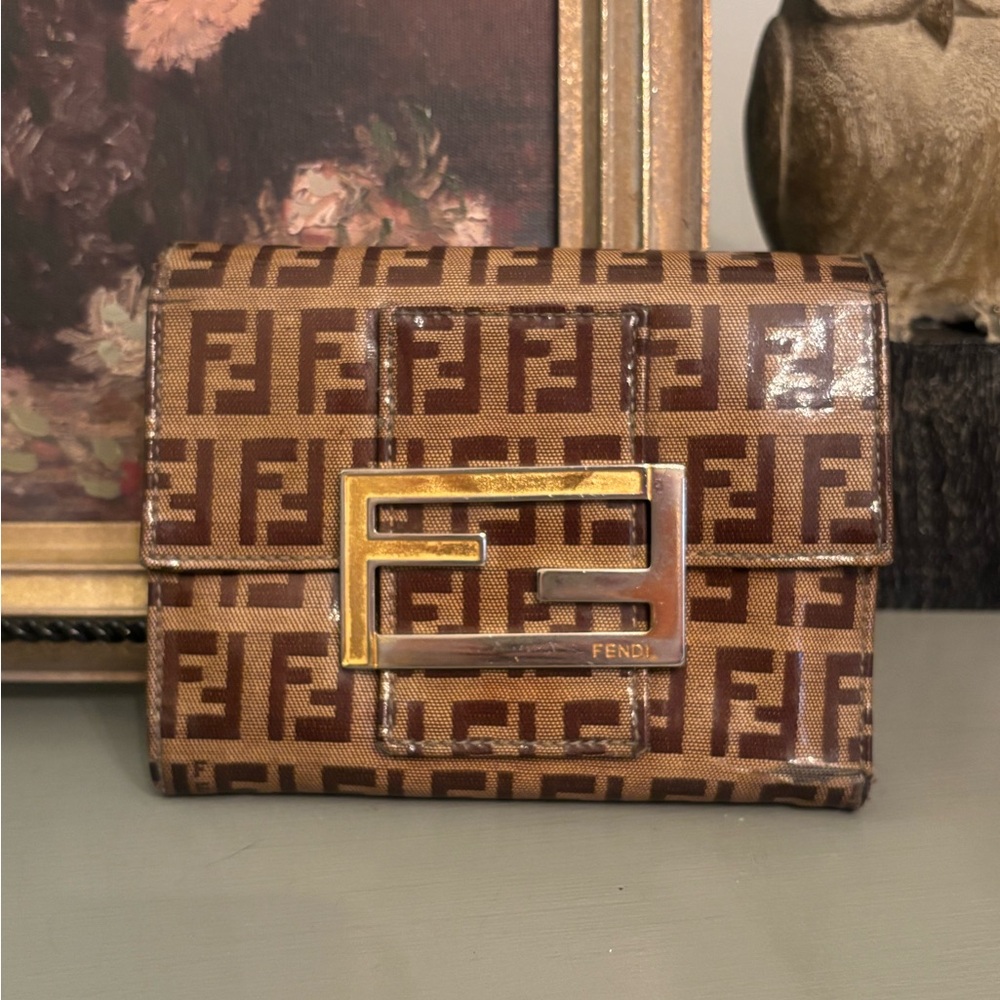 Fendi Brown Zucca Bifold Wallet